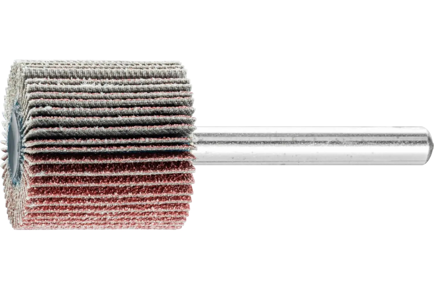 Picture of Pferd Mounted Flap Wheel, 1" X 1, 60 Grit, 1/4" Shank, Aluminum Oxide